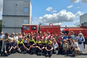 Visite du nouveau centre de secours et d'incendie - juin 2025