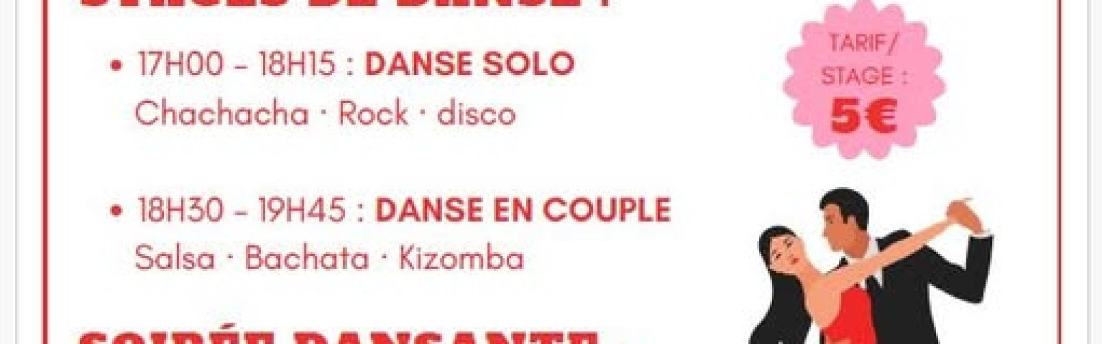 Stages de danse