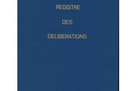 Registre délibérations CCAS