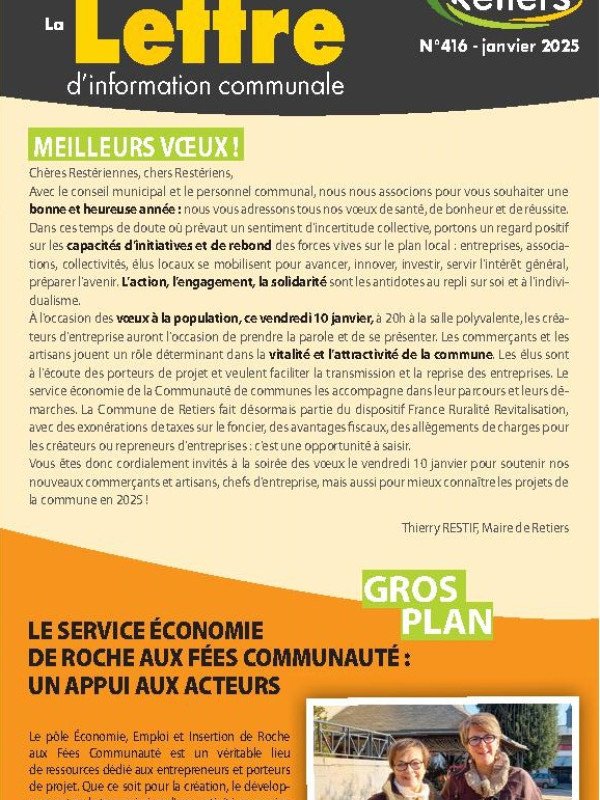 Lettre janvier