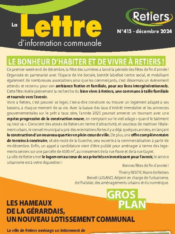 Lettre décembre